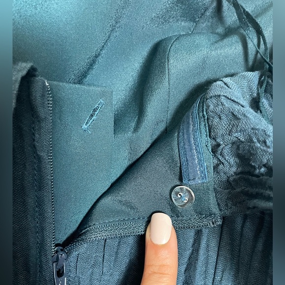 NWT C/MEO Collective Sacrifices Midi Dress in Emerald Size S - Picture 4 of 8